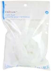 Creatology 12 Pack: 1oz. White Craft Fluff