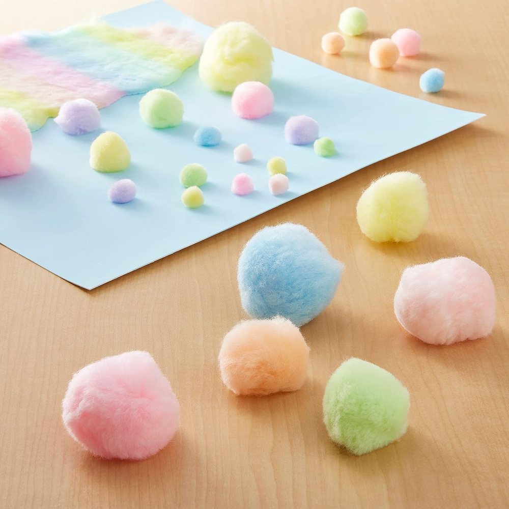 Creatology 2" Pastel Pom Poms, view 3
