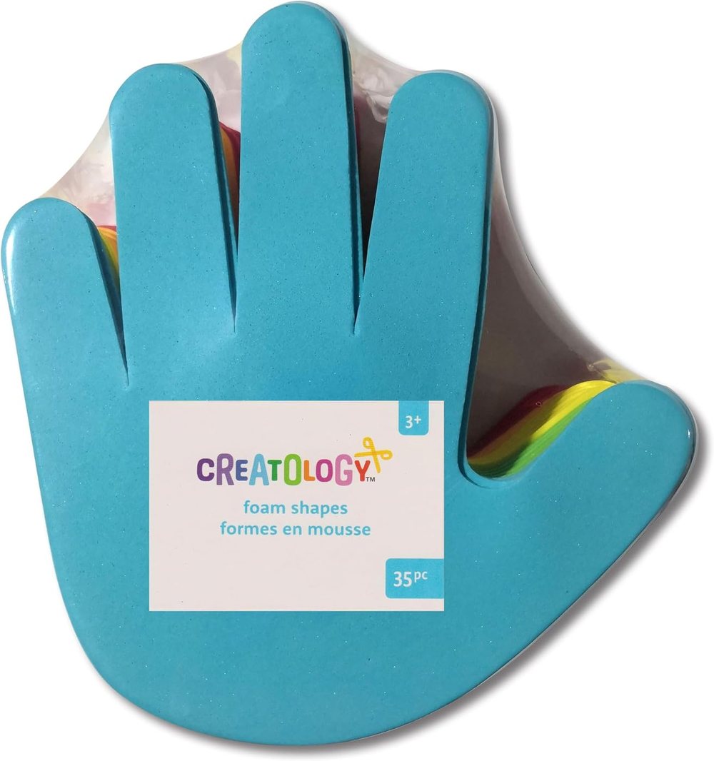 Creatology 6.5" Primary Hand Foam Shapes, view 3