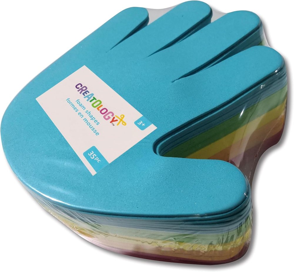 Creatology 6.5" Primary Hand Foam Shapes, view 4