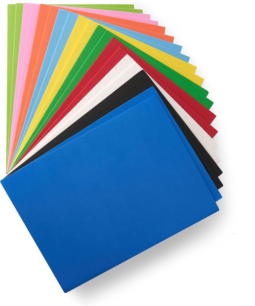 Creatology 9" x 12" Primary Foam Sheets Value Pack, view 2