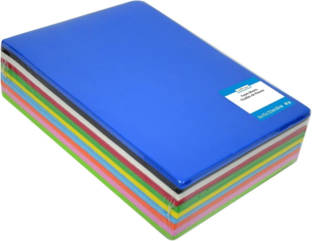 Creatology 9" x 12" Primary Foam Sheets Value Pack, view 3