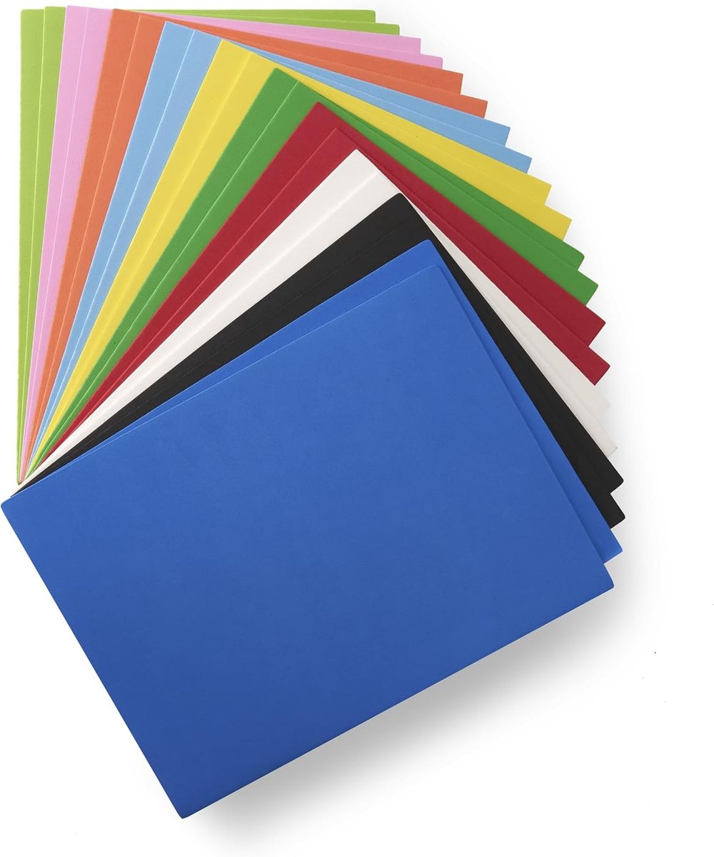 Creatology 9" x 12" Primary Foam Sheets Value Pack, view 5