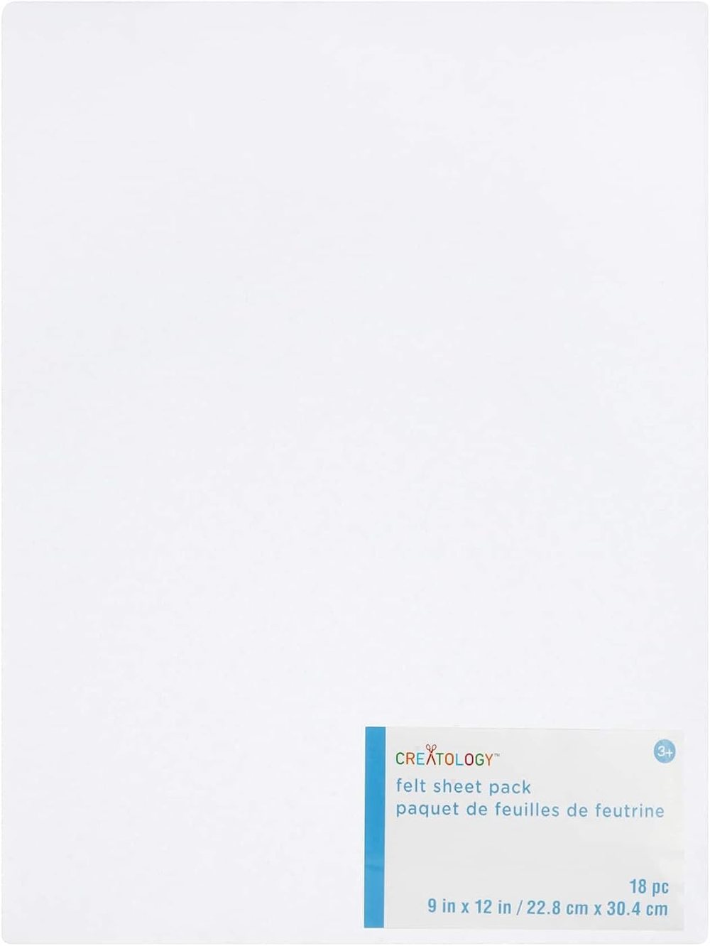 Creatology 9" x 12" White Felt Sheets, view 2