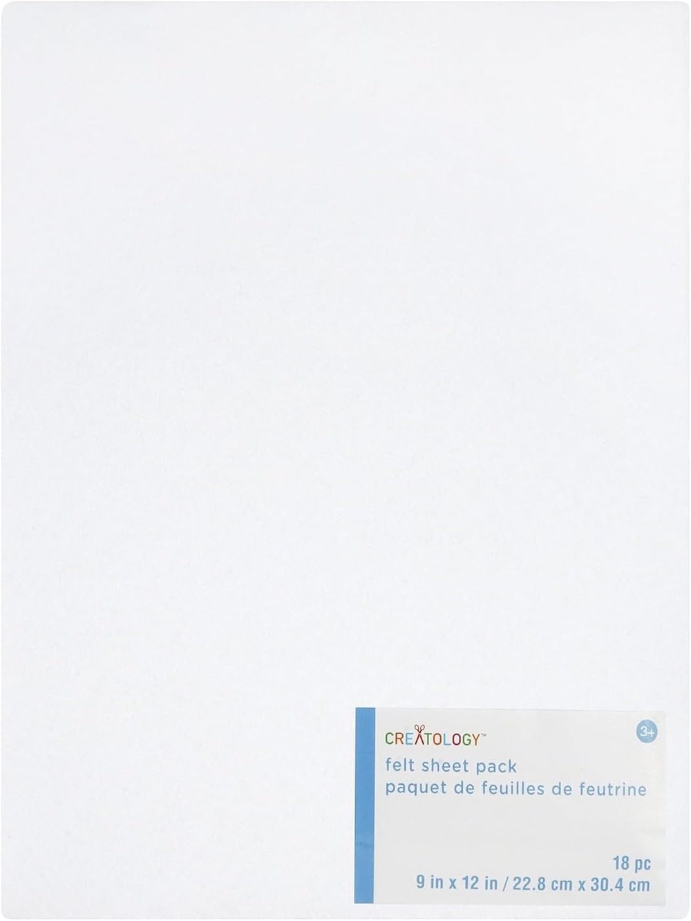 Creatology 9" x 12" White Felt Sheets, view 4
