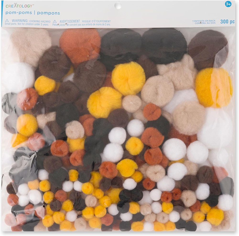 Creatology Animal Mix Pom Poms, view 2