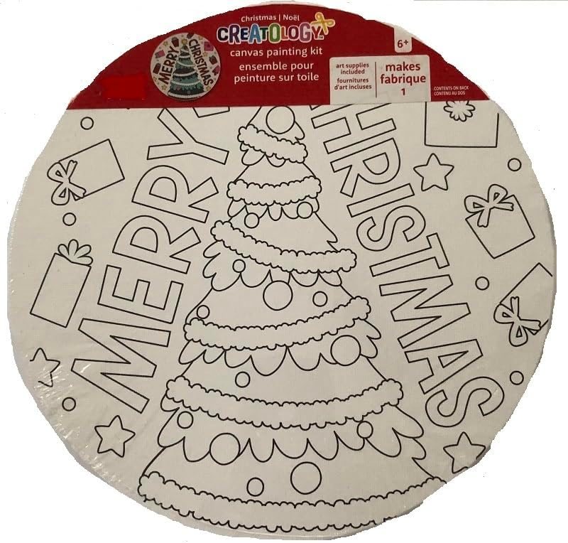 Creatology Christmas Canvas Painting Merry Christmas