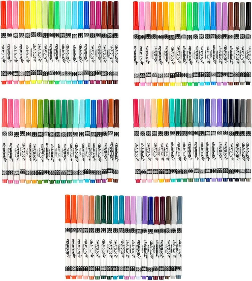Creatology 100 Count Color Round Tip Washable Marker Set, view 2