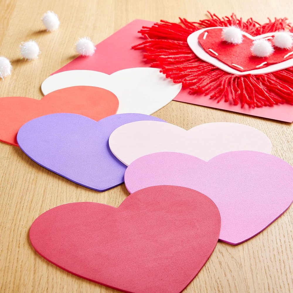 Creatology Heart Foam Shapes, view 3
