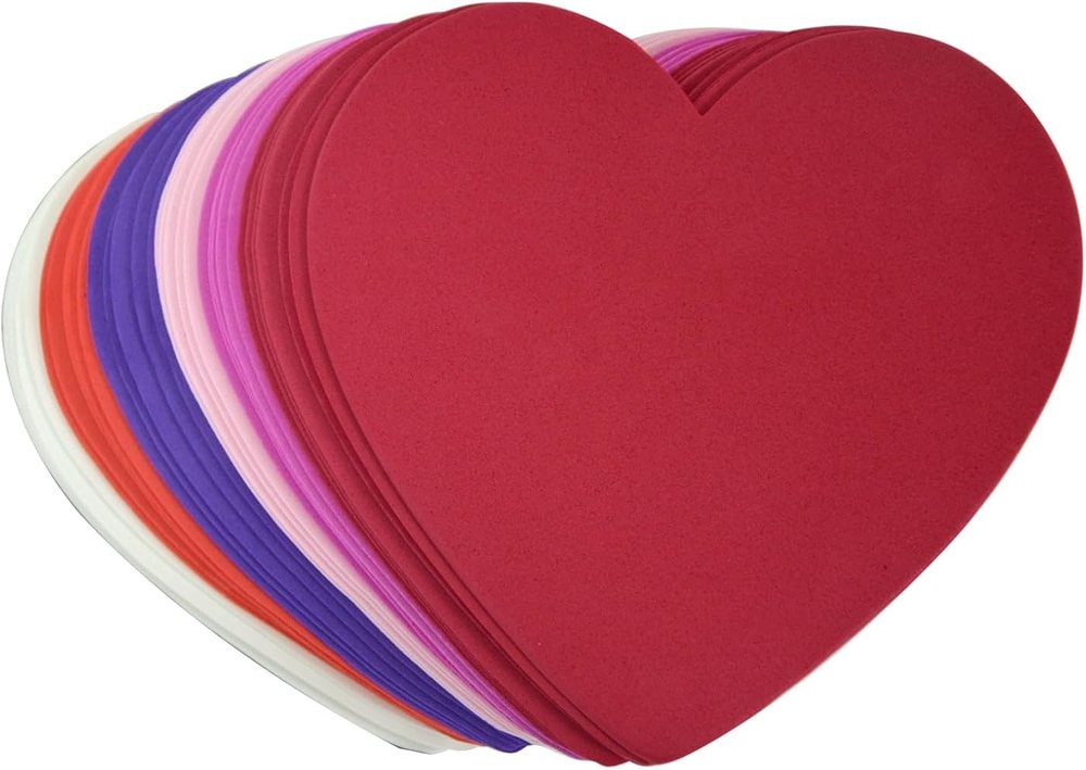Creatology Heart Foam Shapes, view 5