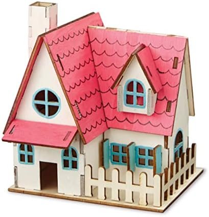 Creatology House Color-in 3D Wood Puzzle