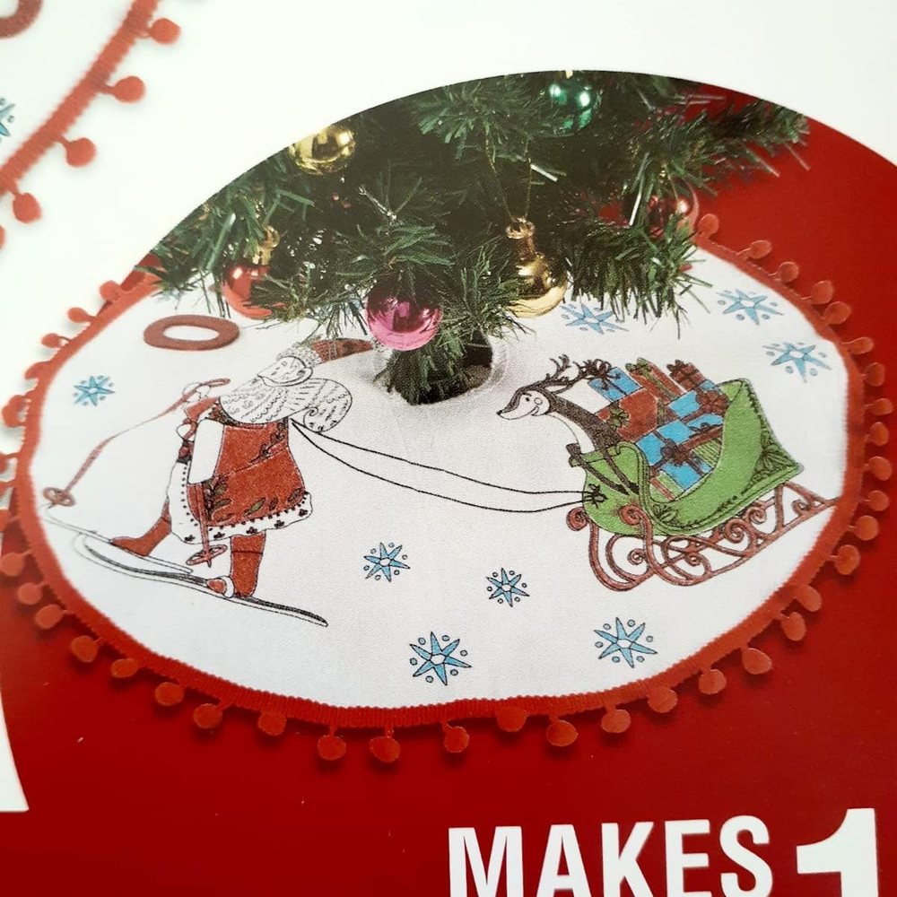 Creatology MINI Color in Christmas Tree Skirt, view 3