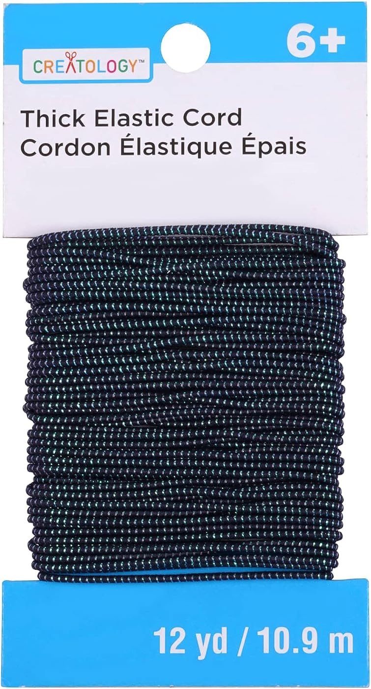 Creatology Navy Sparkle Elastic Cord, view 2