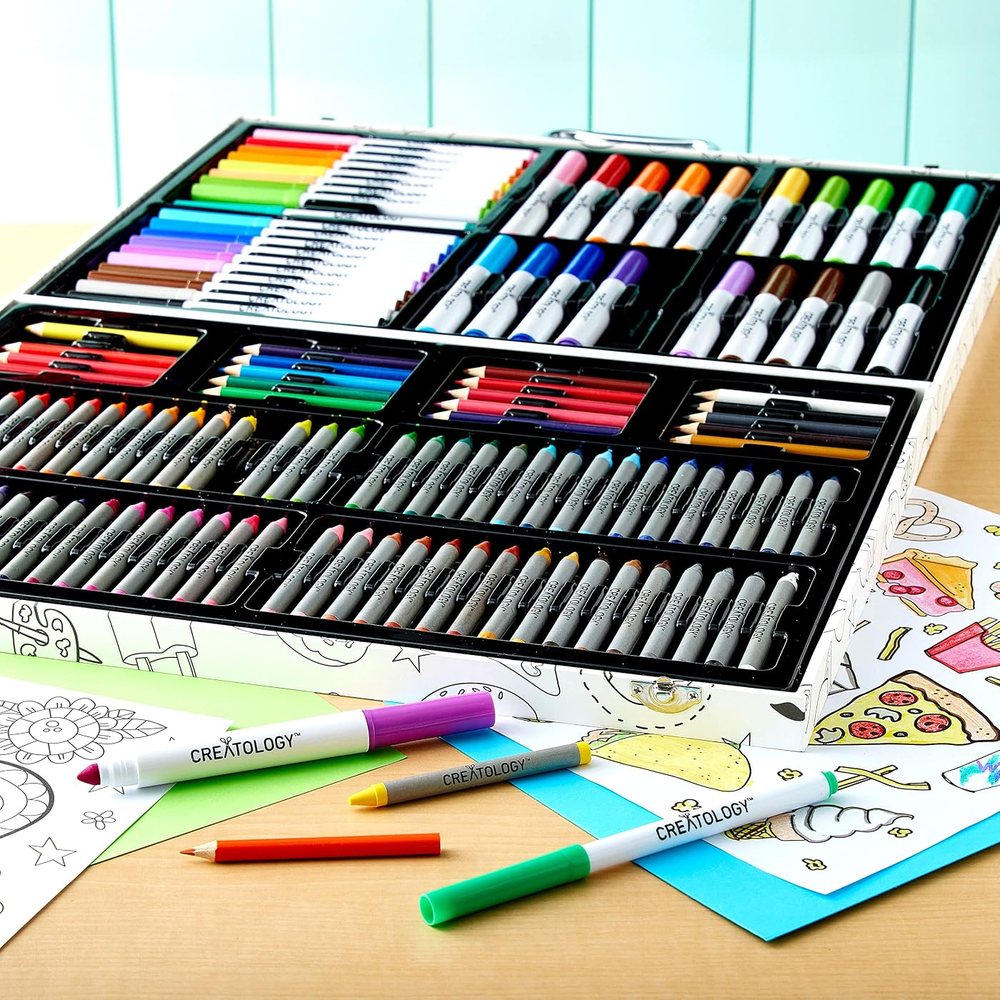 Creatology 150 Piece Kid's Art Case, view 3