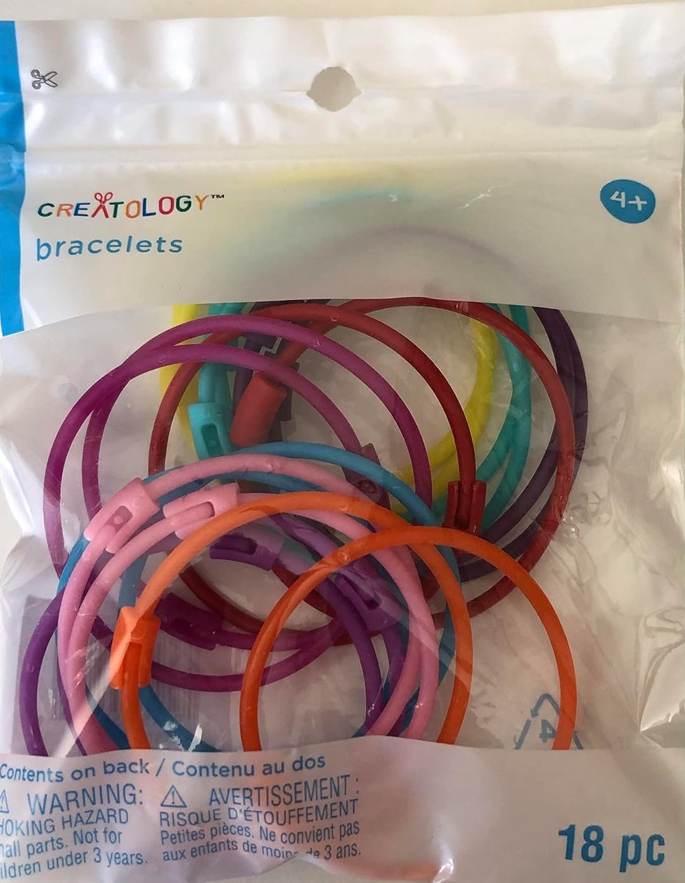Creatology Plastic Bead Bracelets 18 Bracelets 7" (17.7cm) Each, view 3