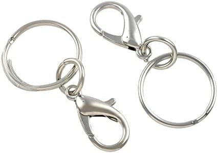 Creatology Rhodium Lobster Claw Key Rings