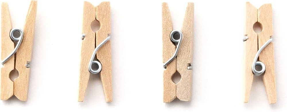 Creatology Tiny Wood Clothespins, view 2