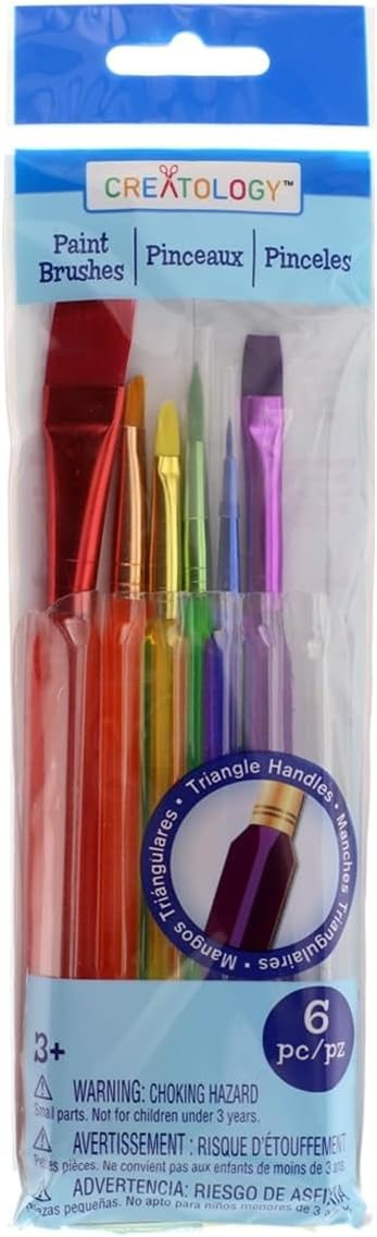 Creatology Triangle Paint Brushes, view 5