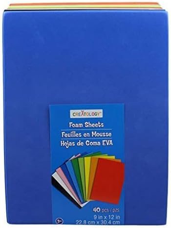 Creatology Value Pack Foam Sheets, 9" x 12"
