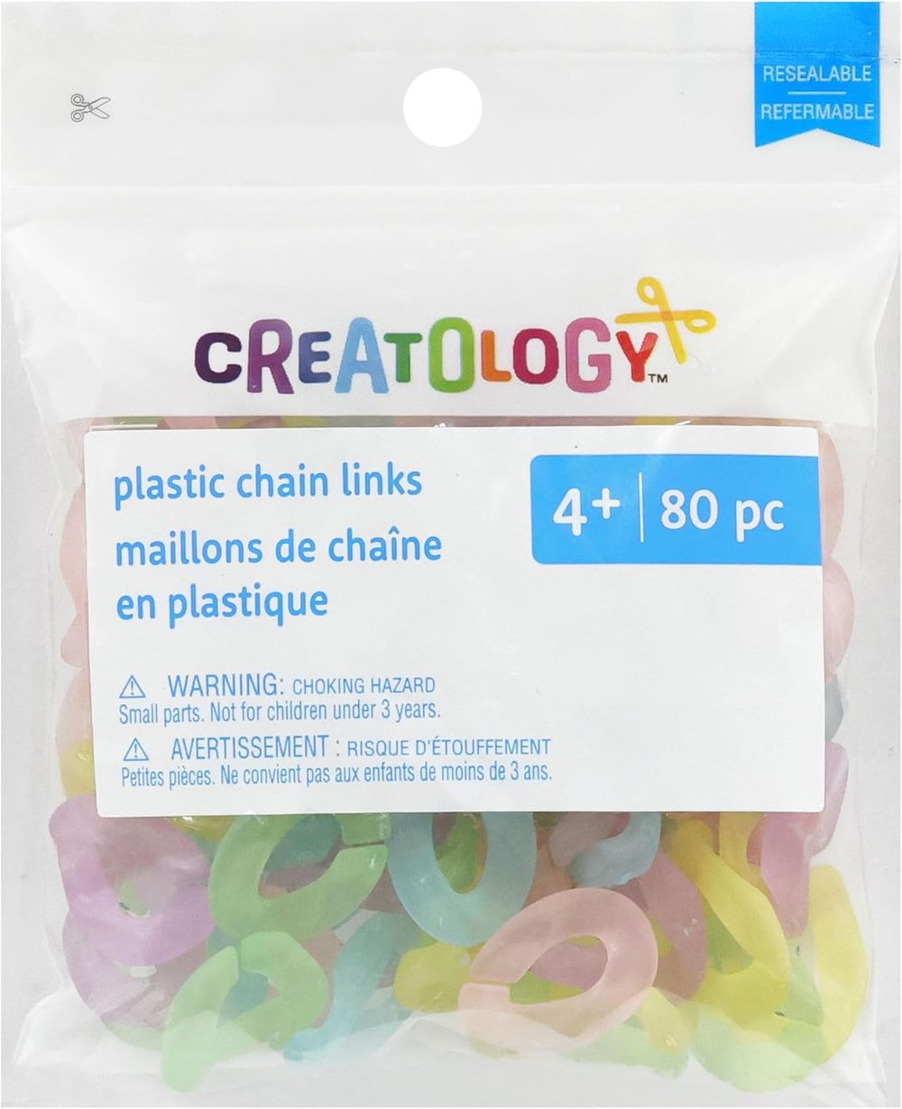 Creatology Wavy Frosted Plastic Chain Links, view 4