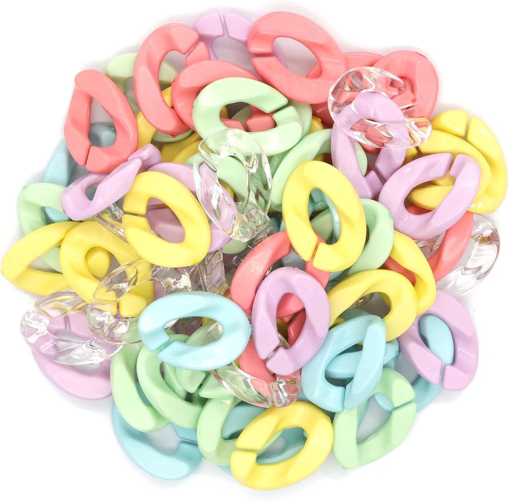 Creatology Wavy Pastel Plastic Chain Links, view 5
