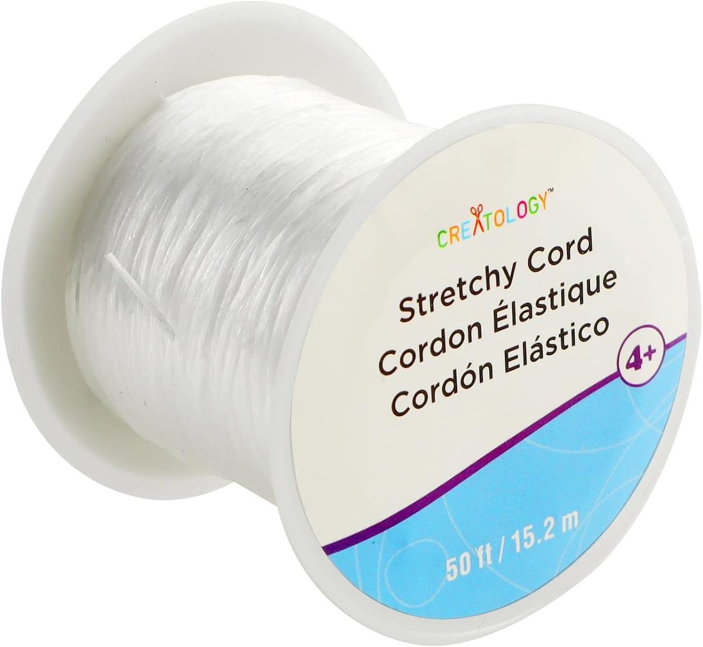 Creatology White Stretchy Cord, view 2